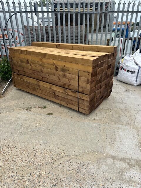 SBR Supplies, suppliers of aggregates in Essex. railway sleepers